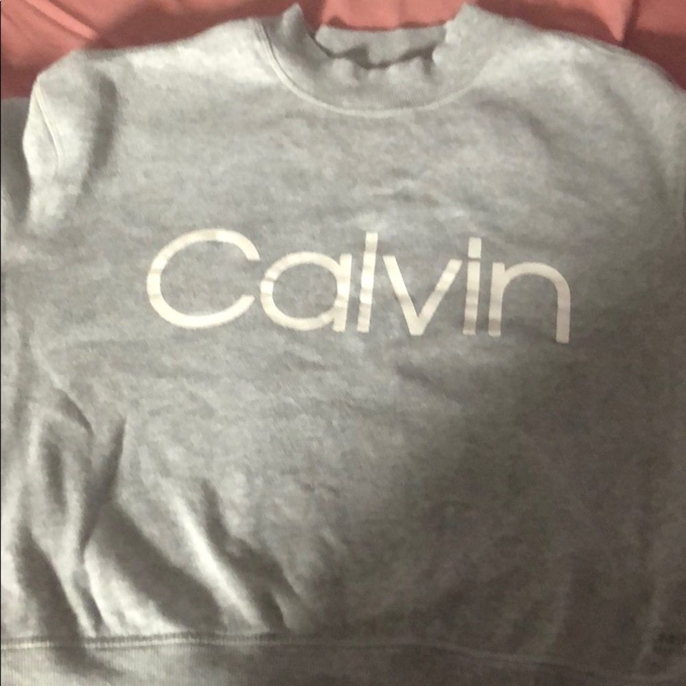 Grey Calvin Klein Sweatshirt